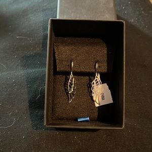 Sterling silver angel wing earrings